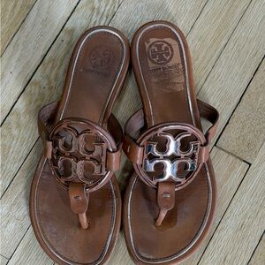 Tory Burch Tan Leather Sandals